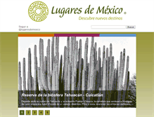 Tablet Screenshot of lugaresdemexico.com